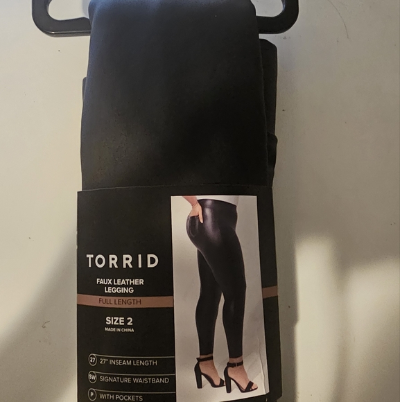 torrid Denim - Torrid Faux leather leggings